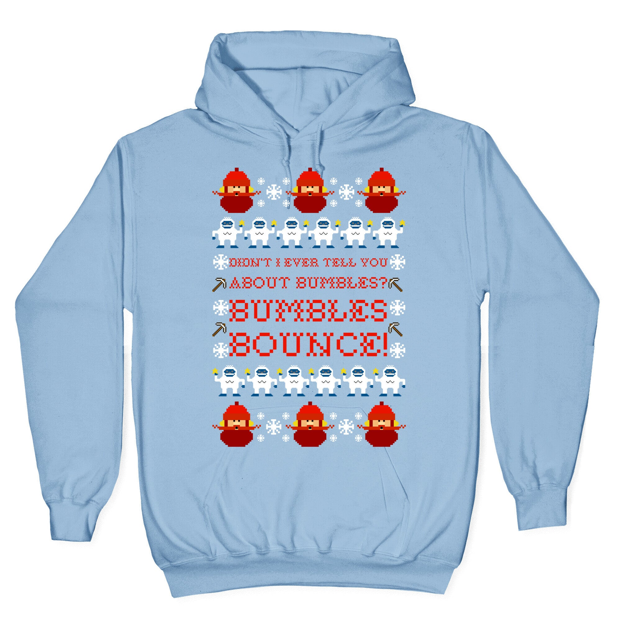 Yukon Cornelius and Bumble Ugly Sweater Hoodie